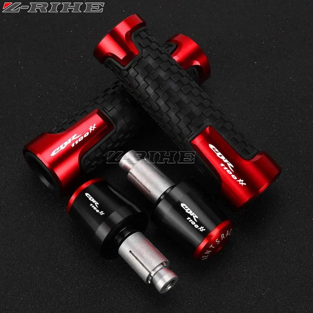 Motorcycle Accessories Handlebar Grips For Honda CBR1100 XXV XXW XXX XXY XX-1 XX-2 XX-3 1996-2004 CNC Handle Bar Cap End Plugs