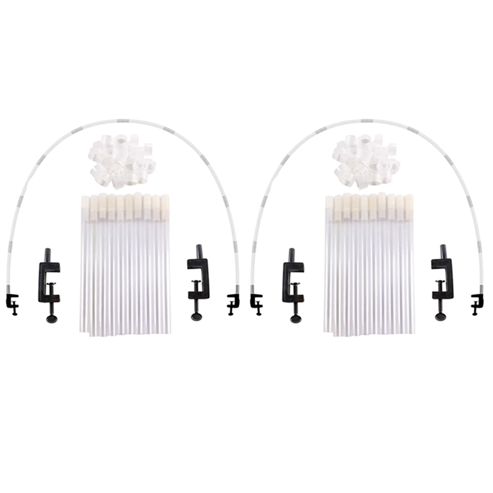

2 set Balloon Arch Set Column Stand Base Frame Kit Birthday Wedding Party Decor