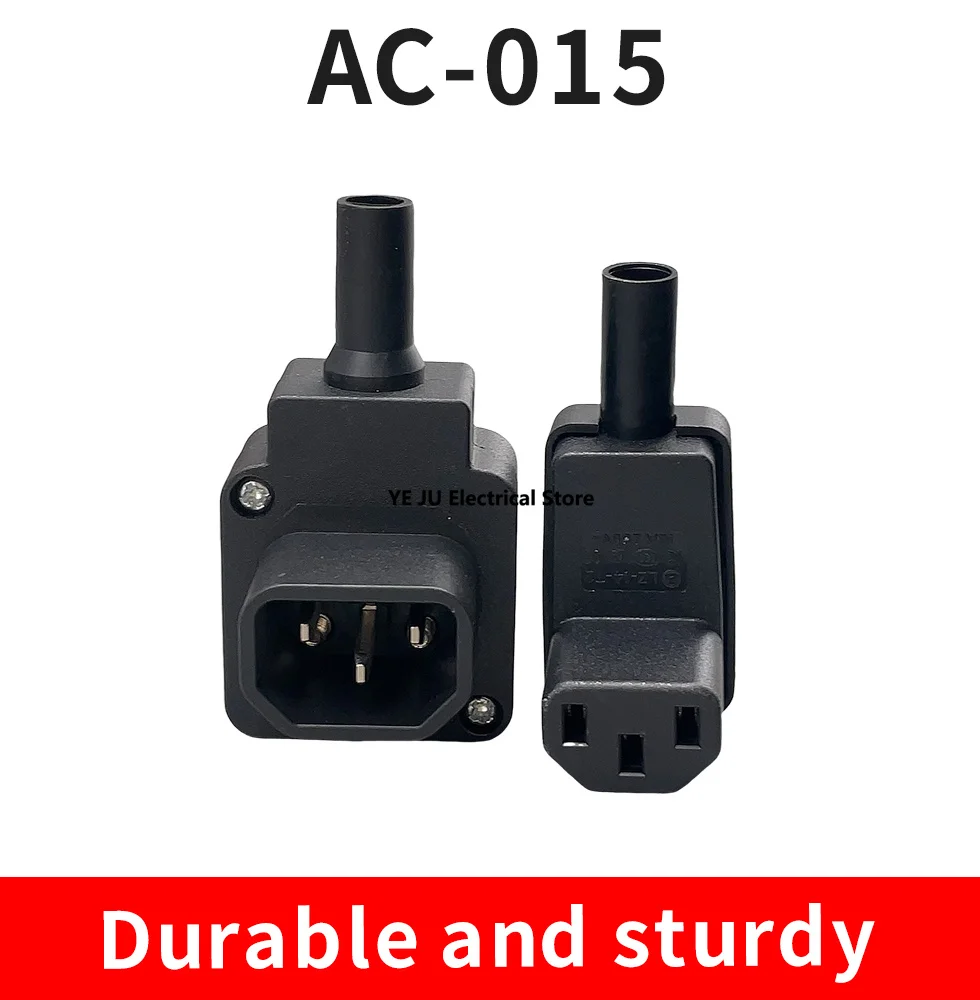 1 шт. угловой 90 градусов IEC 320 C13 гнездовой разъем переменного тока 10 А 250 В