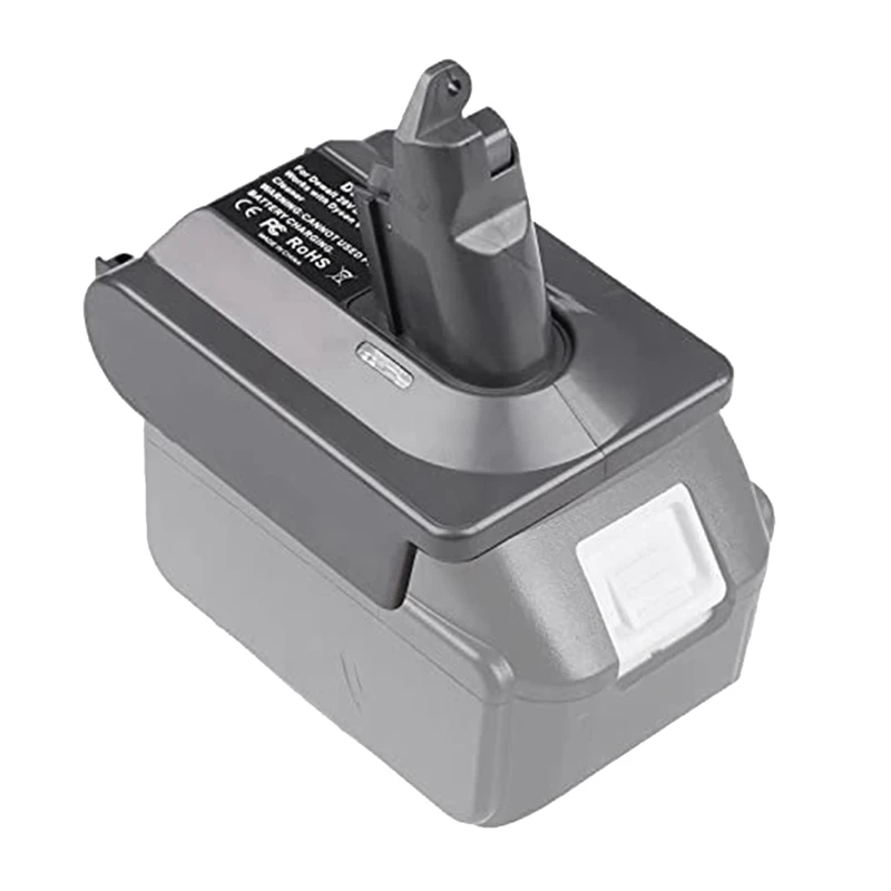 

Adapter Plastic Adapter For Makita 18V Lithium-Ion Battery Convert To For Dyson V6 Tool Use,For Makita 18V BL1830 BL1850 Battery