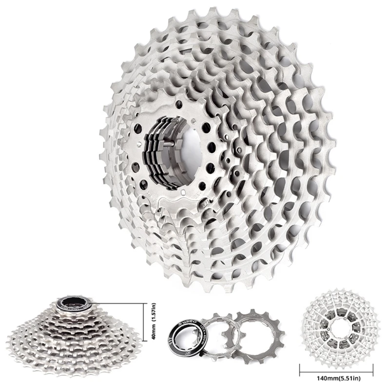 Подходит для горно-дорожного велосипеда кассеты 25/28/30/32/34/36T MTB 10 скоростей