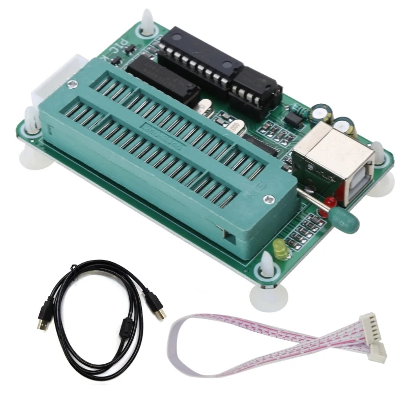 

Микроконтроллер Pic K150, автоматический программируемый USB-программатор, ICSP-кабель для Win7/XP с 40-контактным разъемом программирования Dip