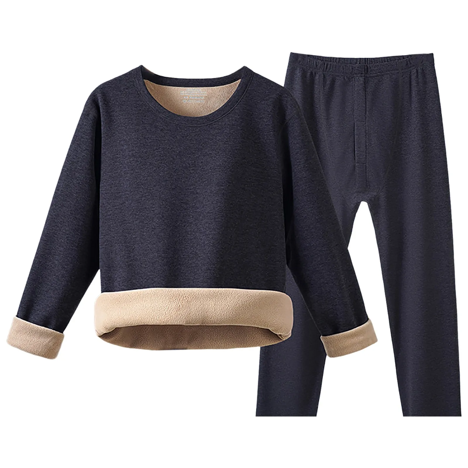 Мужской комплект термобелья плюс бархатная утолщенная зимне-осенняя одежда и