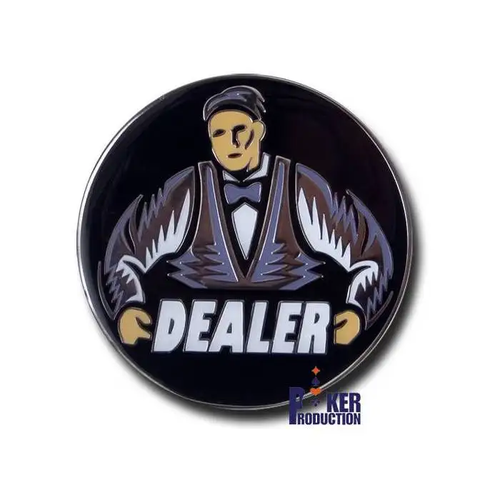 Дилер кнопок латунная эпоксидная смола 50 мм|Покерные фишки | |