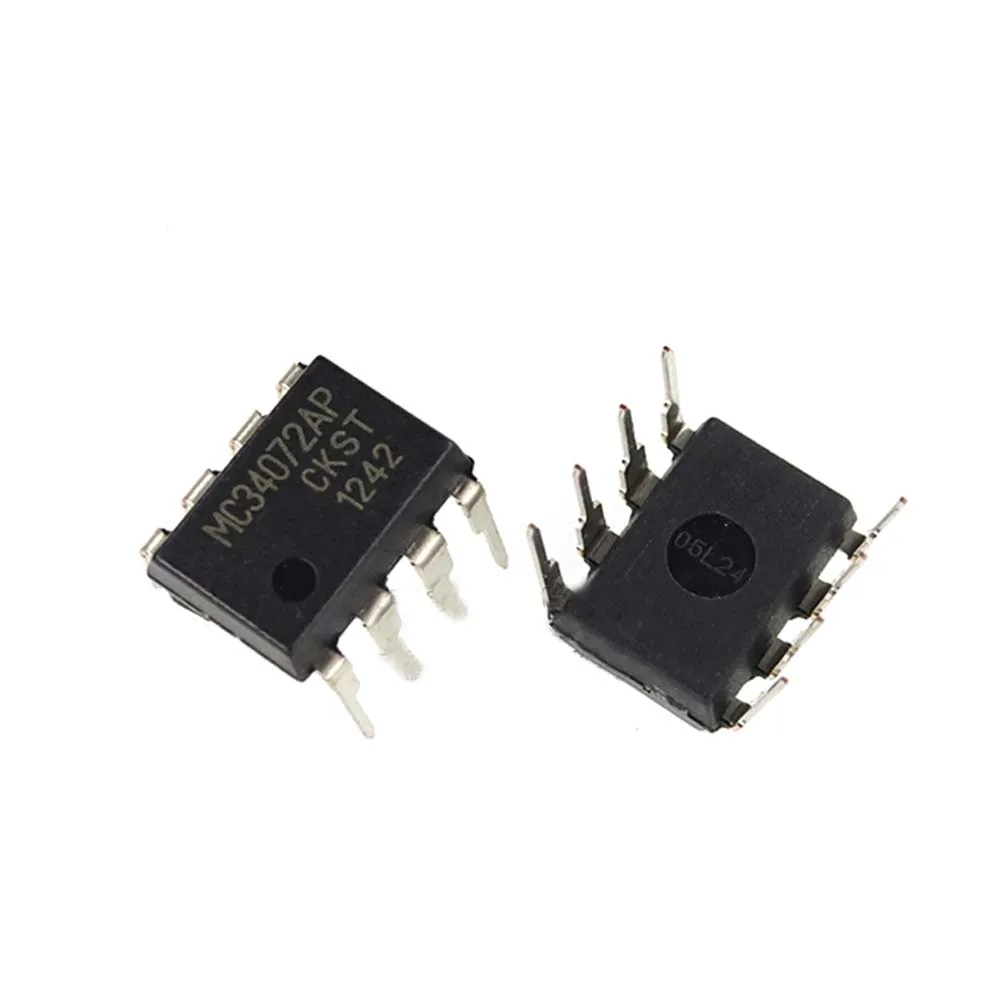 

5 шт., интегральные микросхемы операционных усилителей MC34072AP DIP-8 MC34072P MC34072