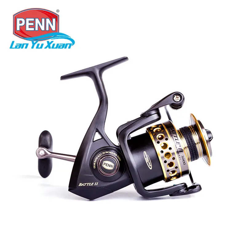 

100% Original PENN BATTLE II Full Metal 3000/4000/5000/6000/8000 Baits Fishing Reels Superline Spool for Saltwater