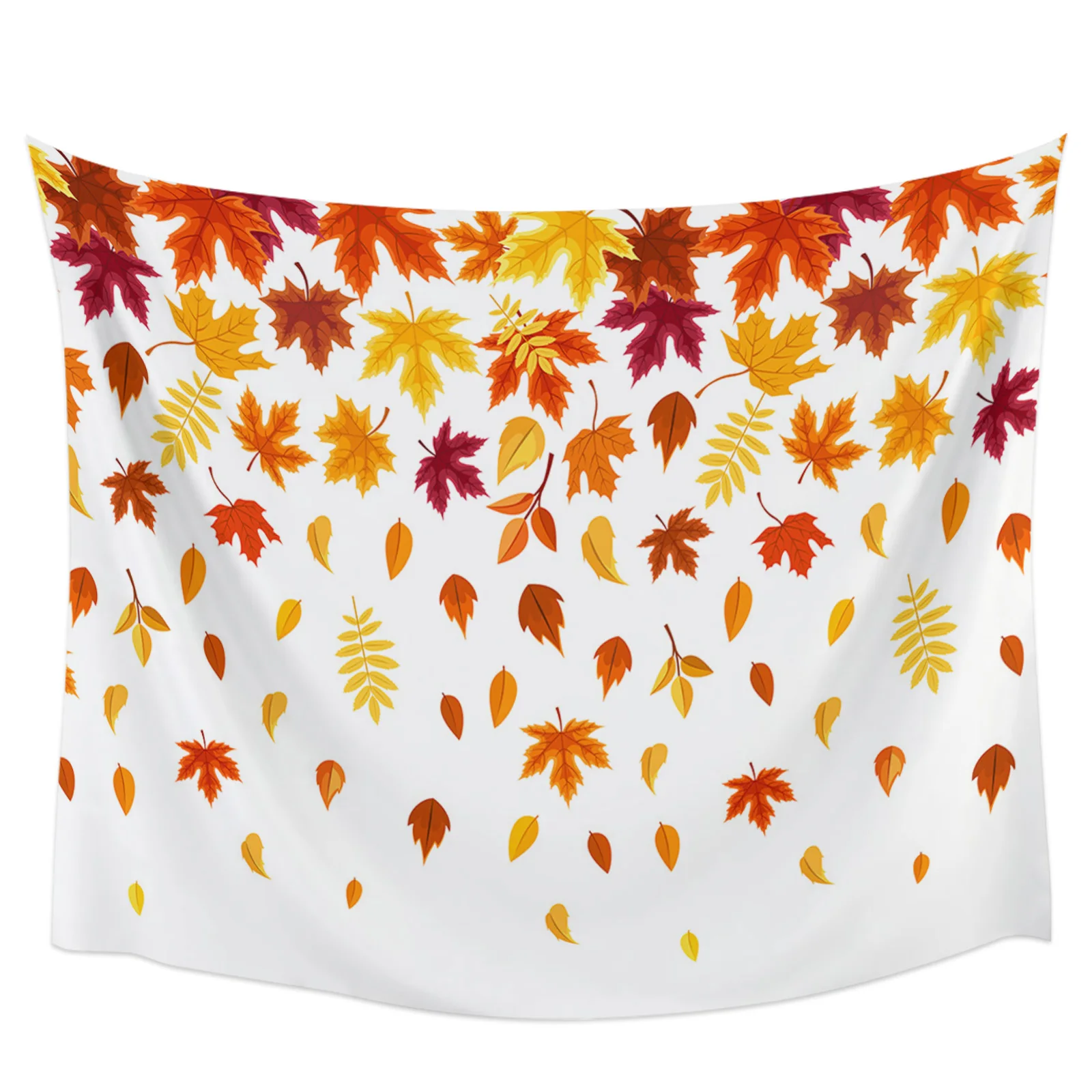 

Осенний кленовый гобелен с изображением листьев настенное праздничное украшение подвесной тканевый гобелен для домашнего декора комнаты