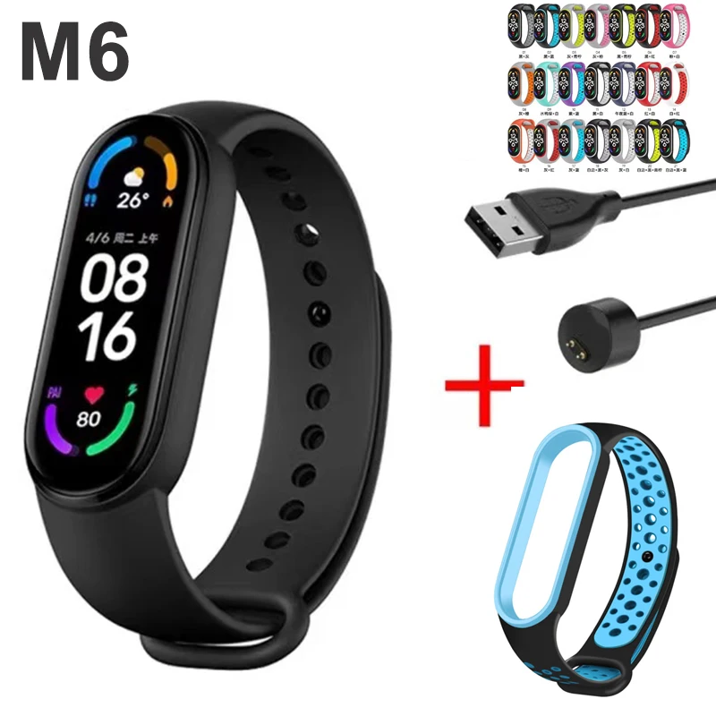 

New M6 Band Smart Watch Men Women Smartwatch Heart Rate Sports Fitness Tracking Bracelet For Apple Xiaomi Mi Smartband Watches