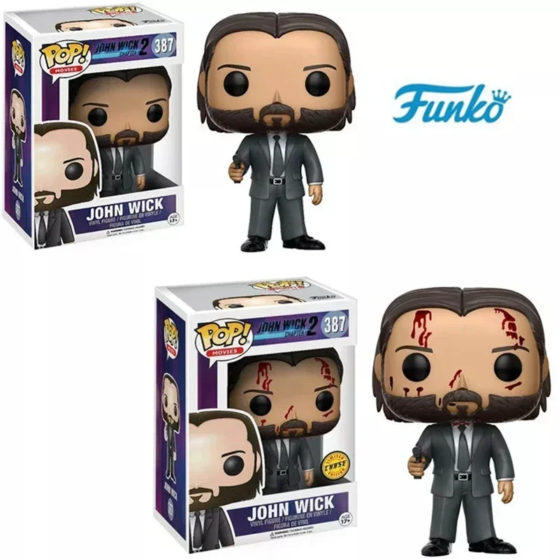 FUNKO POP JOHN WICK 387 # виниловые экшн-игрушки Фигурки коллекционные модели для детей в