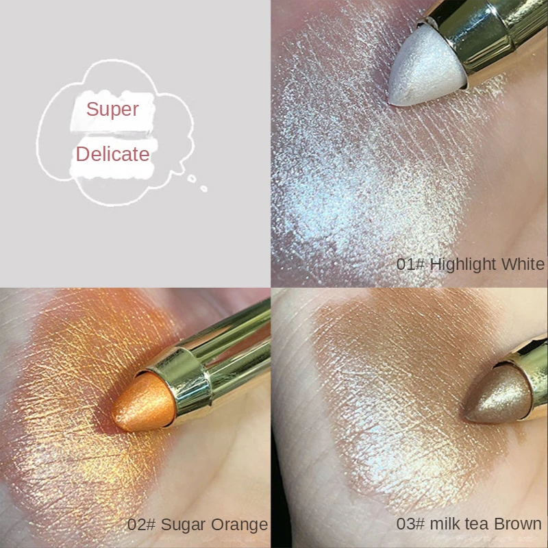 

Pearlescent silkworm eyeshadow pen Lie silkworm pen lasting waterproof and not blooming Shiny pearlescent gel pen eye shadow pen