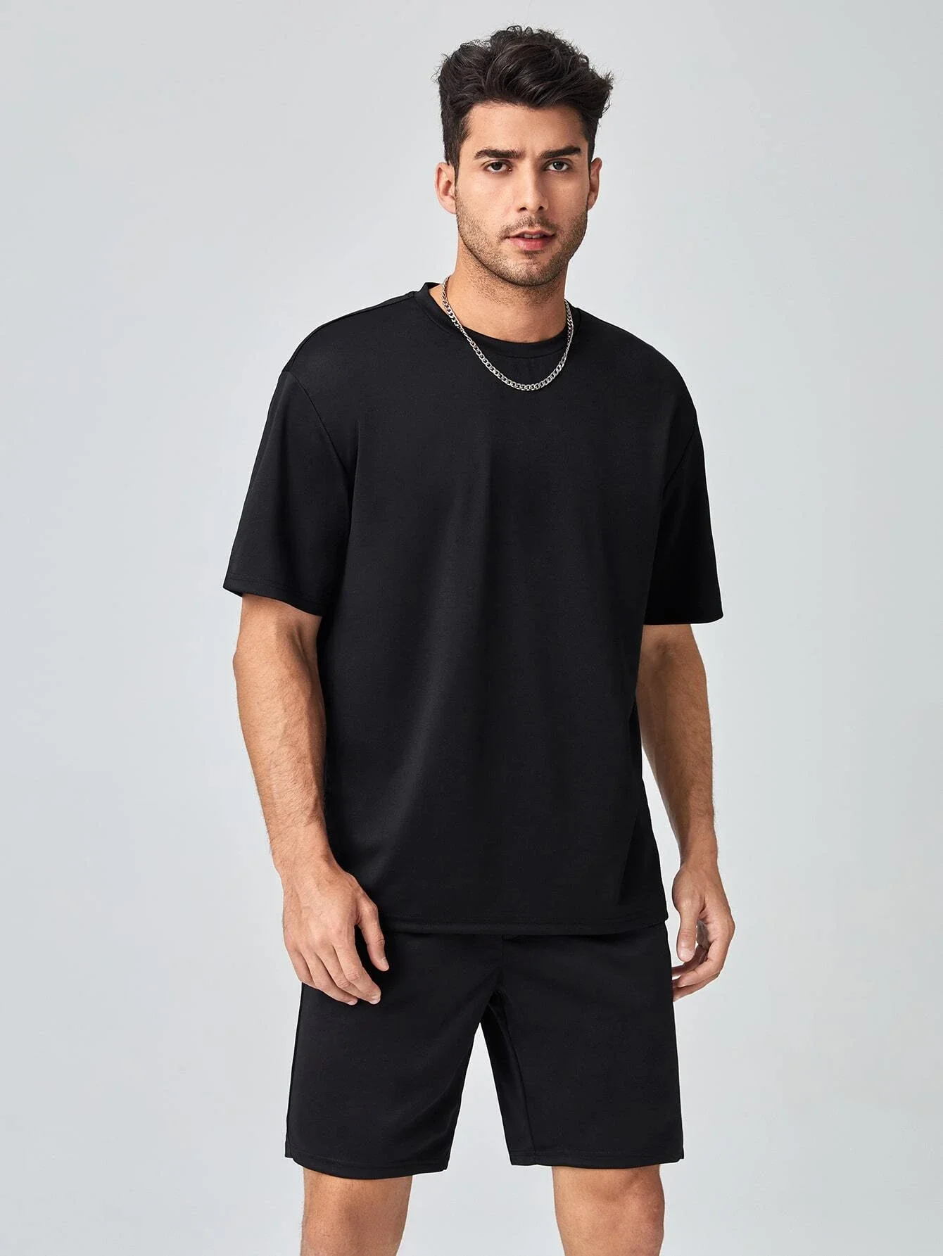 

Новый модный брендовый спортивный костюм для мужчин, повседневный свитшот с капюшоном, спортивные штаны, комплект из 2 предметов, спортивны...