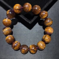 14mm natural cacoxenite auralite 23 purple red rutilated quartz bracelet clear round beads bangle women men aaaaaa