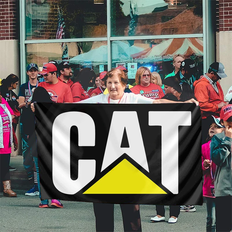 

Caterpillar Harajuku Style Flag Banner 3ftx5ft Fall Garden Flags for Garage Bar Club Decor