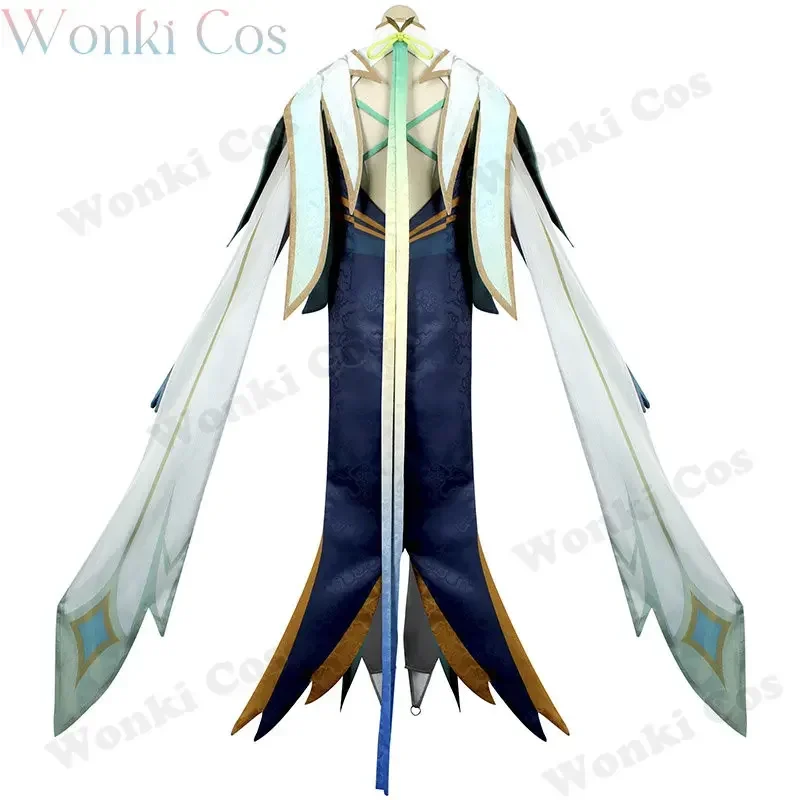 Облачный ретриер карнавальный костюм ударный парик Liyue Adeptus платье для косплея