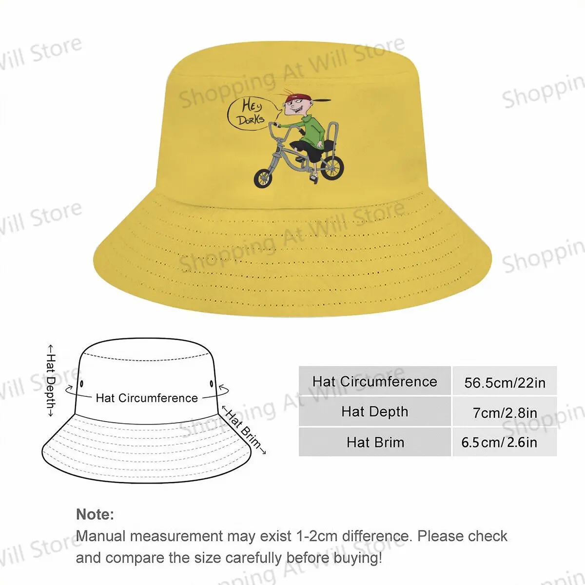 Досуг мода огромное воздействие мужская и женская Рыбацкая шляпа Ed Edd n Eddy The