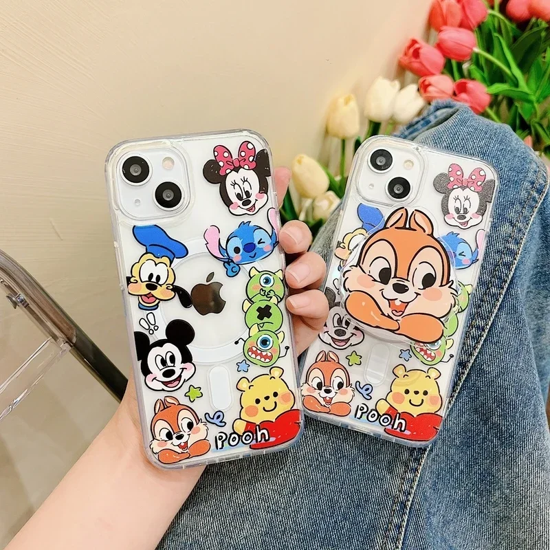 Чехол для iPhone 15 14 13 12 11 Pro Max с магнитным креплением