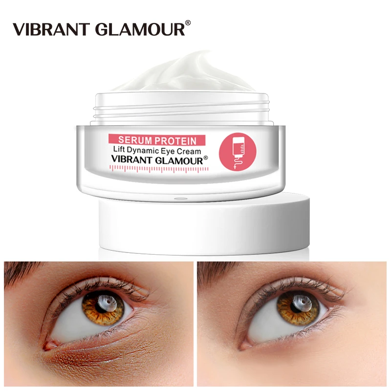 

VIBRANT GLAMOUR Protein Lift Dynamic Eye Cream Remove Dark Circles Eye Bags Lift Firm Brightening Anti-Wrinkle Anti Aging
