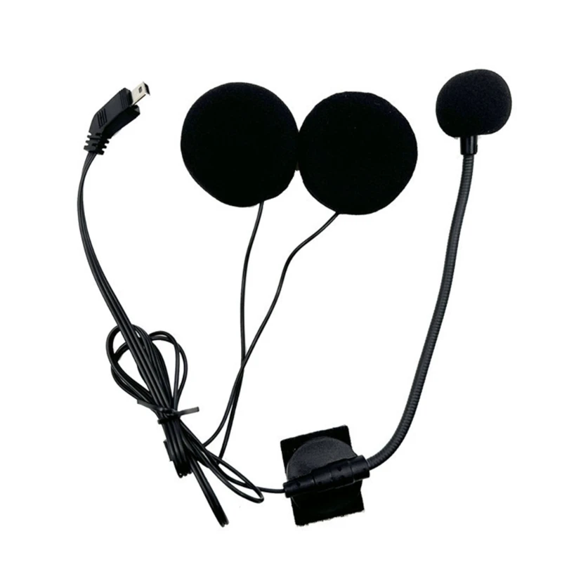 

Half-Helmets Earphone Windproof Noise-Canceling Mouthpiece Mic Audios Monitors A70F