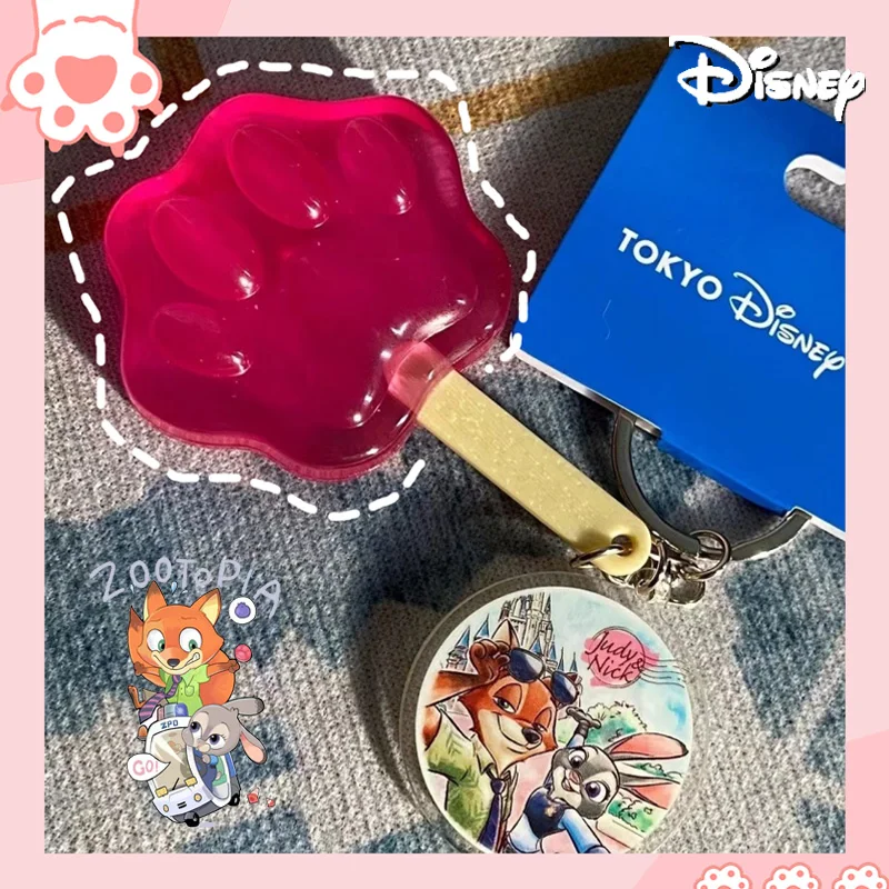 

Disney Zootopia Key Chain Ring Claw Popsicles Kawaii Fashion Cartoon Creativity Bag Pencil Case Pendant Belt Pants Decorate Gift