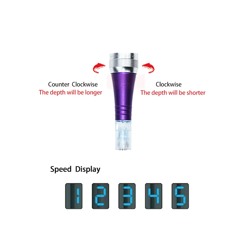 Dr Pen X5 Derma Беспроводная Машинка для мезотерапии 12 картриджей микро-игольчатая