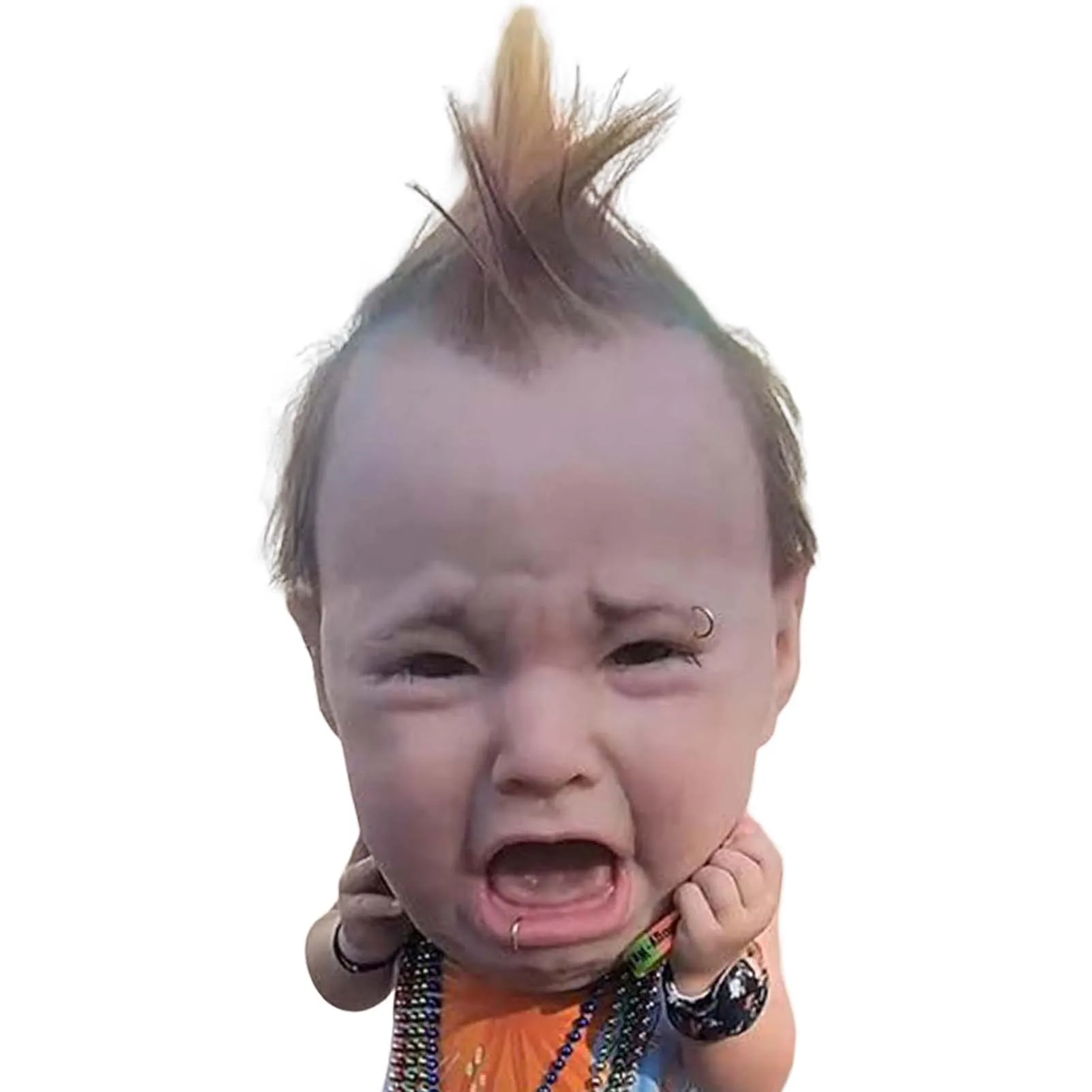 Веселая детская маска для Плача в стиле панк незабываемая Хэллоуина украшения