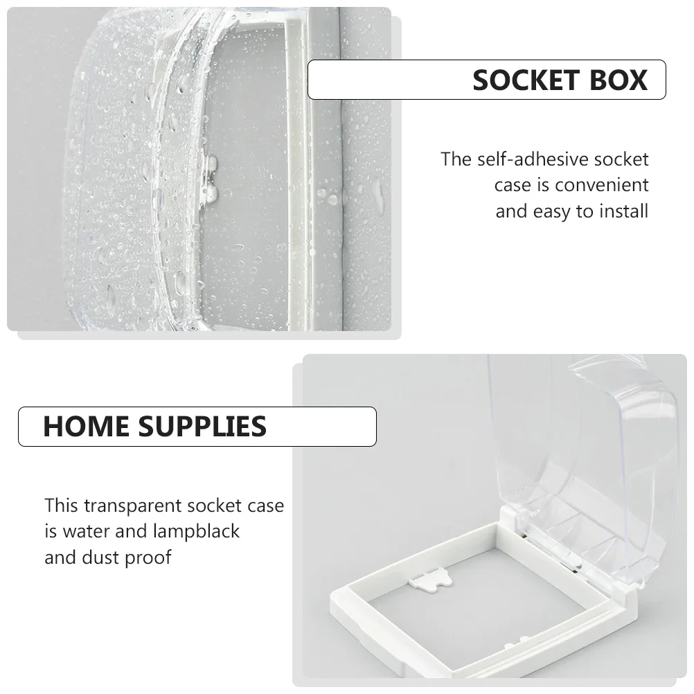 Водонепроницаемая крышка переключателя огнестойкий чехол для розетки