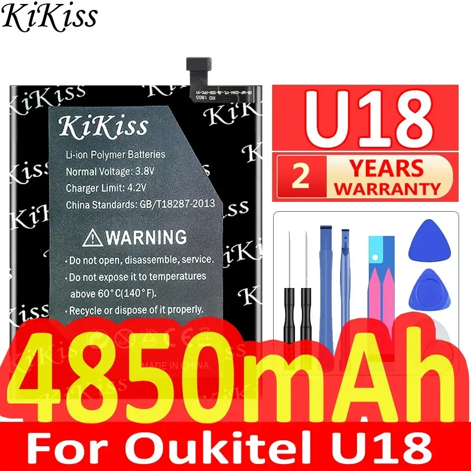 Аккумулятор KiKiss для Oukitel U7 Pro Plus MAX/U7Pro/U7Plus/U25 Pro/U23/U22/U20 Plus/U18/U16 Max/U15 Pro/U11 Plus/U10/для Kindo U10