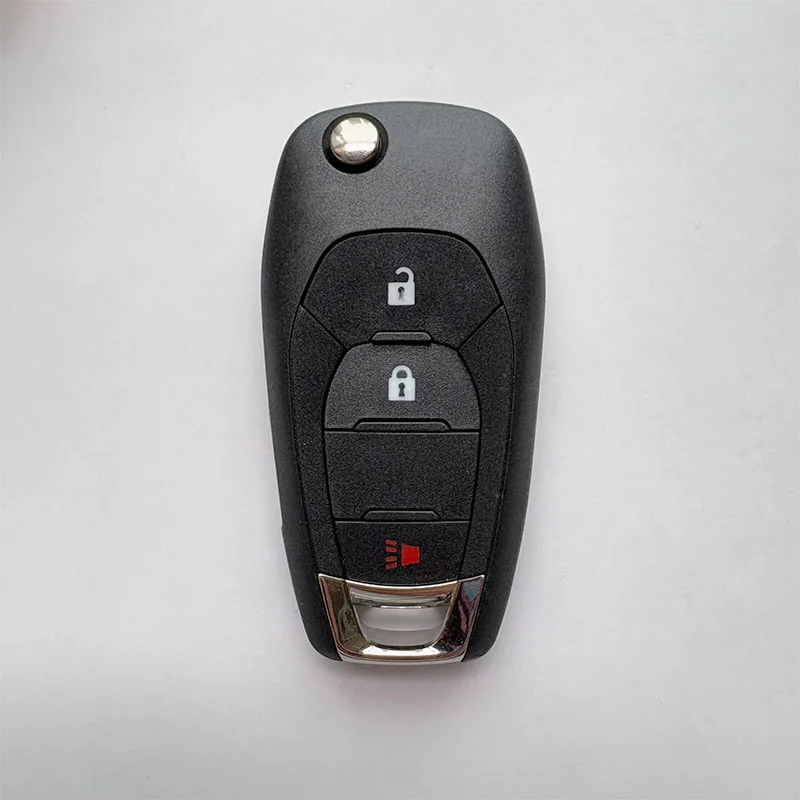 

Ключ NH 3/4/5 кнопок для Chevrolet Colorado RS Trailblazer Onix Tracker Flip с дистанционным управлением, корпус автомобильного ключа с пустыми лезвиями, логотип