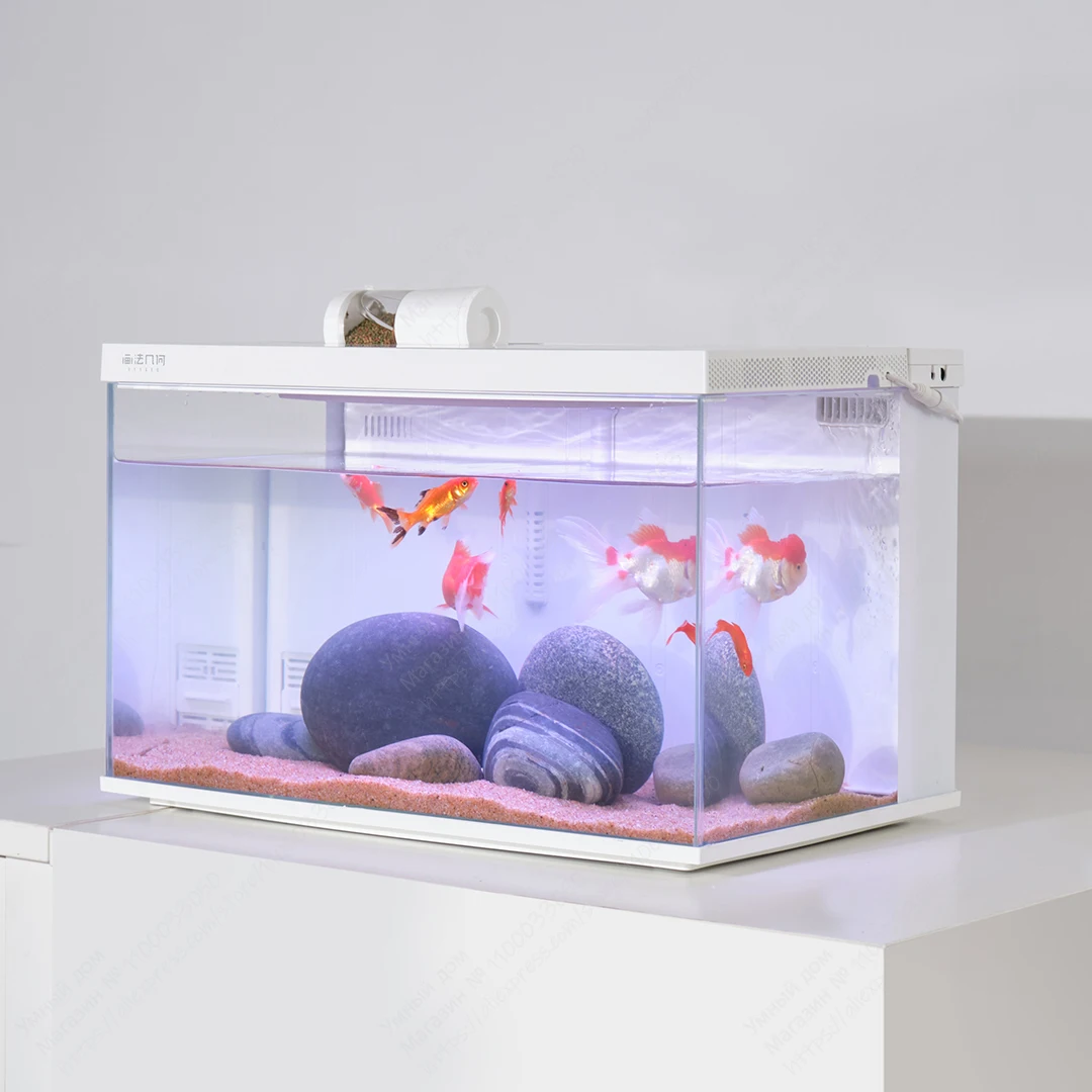 Умный модульный экологичный аквариум DESGEO 30 л S600 автоматическая кормушка RGB
