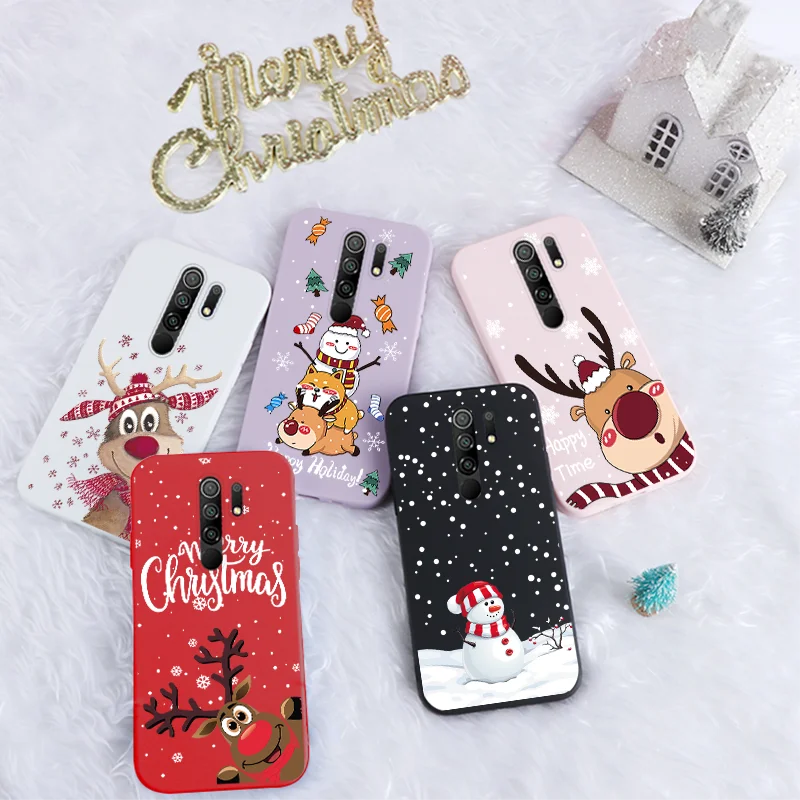 

Robe Redmi 9 custodia natale babbo natale Coque per Xiaomi Redmi9 XiaomiRedmi9 paraurti Fundas in Silicone antiurto per napoli