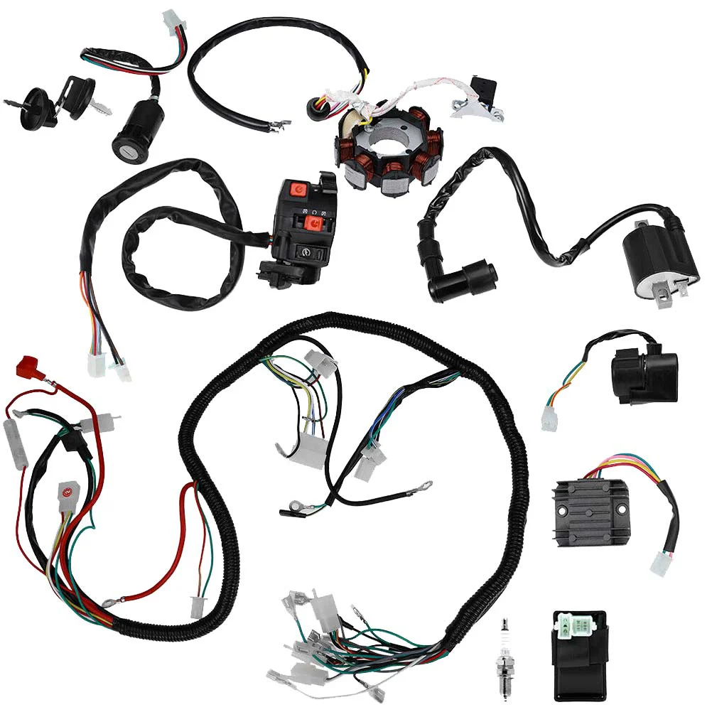 

1 Set Scooter Accessories CG125 150 250CC ATV Accessory ATV Circuit Coil Electrical Device Function Switch Assembly