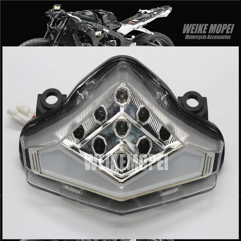 

Clear LED Tail Lamp Taillight Turn Signal Lights Rear light Fit For Kawasaki ER-6N ER6 ER6F 2012 2013 2014 2015