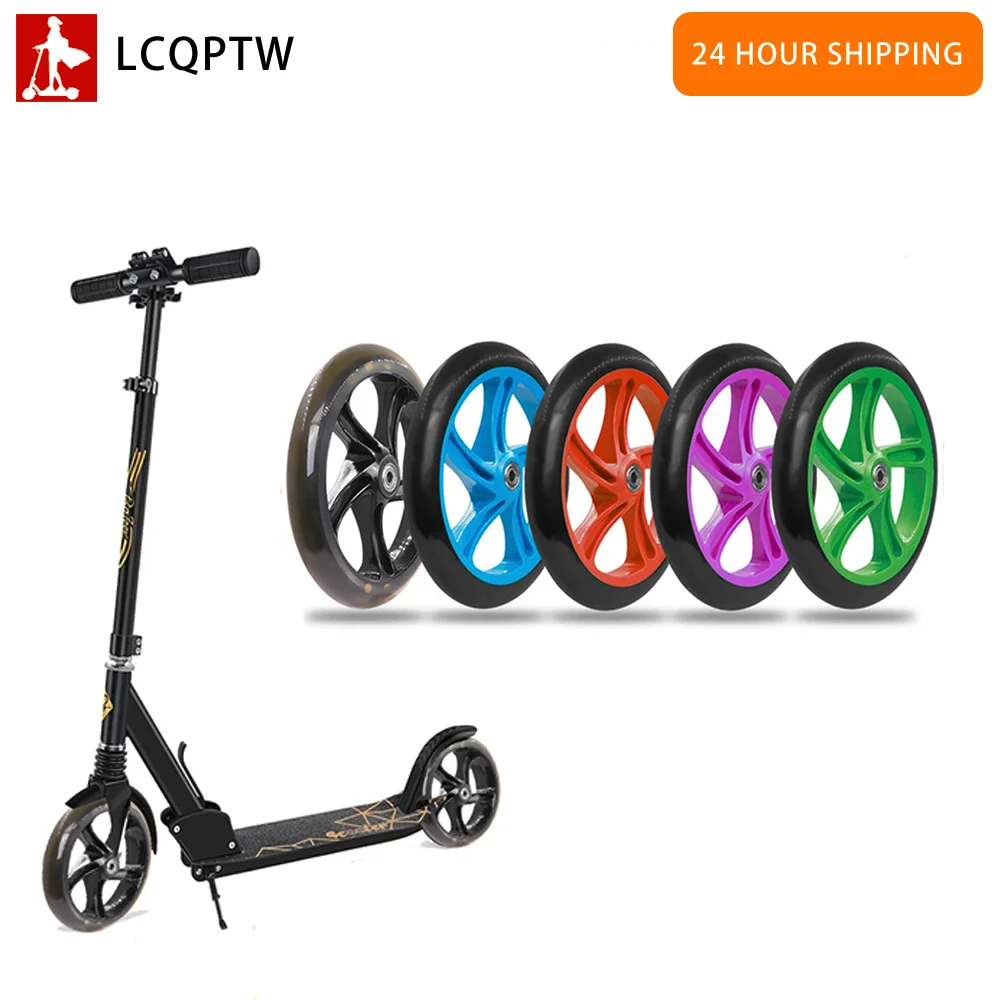 

1PC Scooter Wheel 200 mm PU Material Wheel Thickness 30 mm for ABEC-7 Bearing Scooter Accessories Fast Shipping