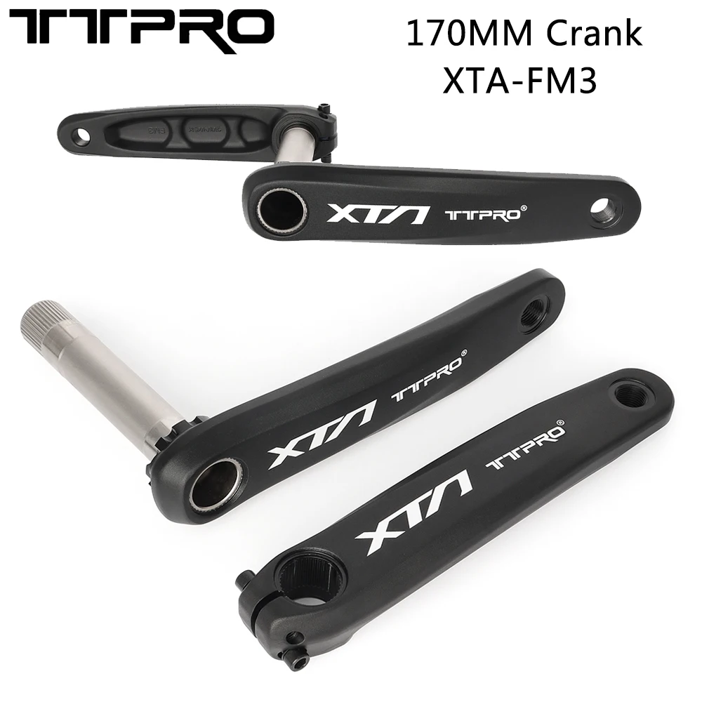 TTPRO XTA FM3 MTB велосипедный шатун из алюминиевого сплава длина рычага 170 мм