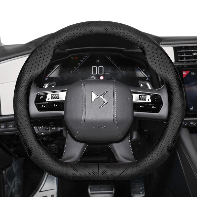 

Для DS Déesse чехол на руль ультра - тонкая кожа из микроволокна DS3 DS4 DS5 DS7 Crossback DS9 X01 D34 B75 D41 B81 X74 X83