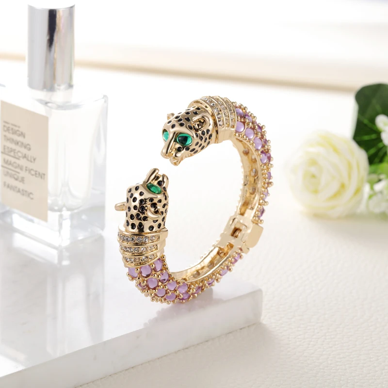 Новинка модные эпоксидные браслеты GrayBirds в виде животных леопардовой Пантеры