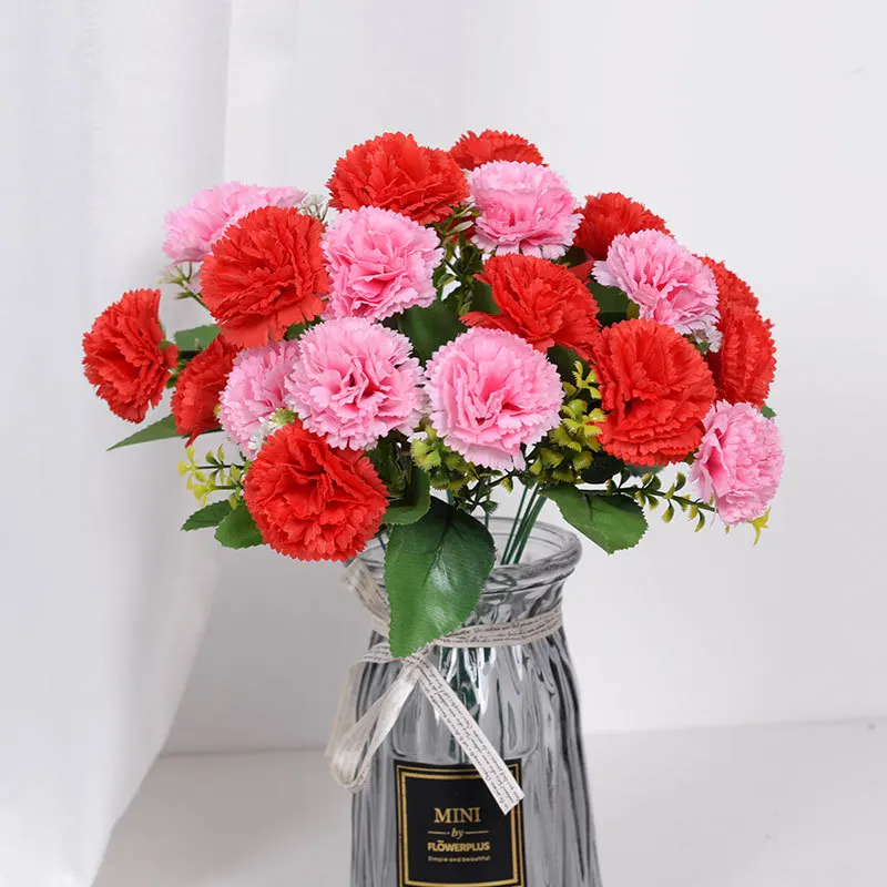 

Carnations Home Decor Artificial Flowers Silk Christmas Decoration Valentines Day Wedding Valentine's Decorations Festive Party