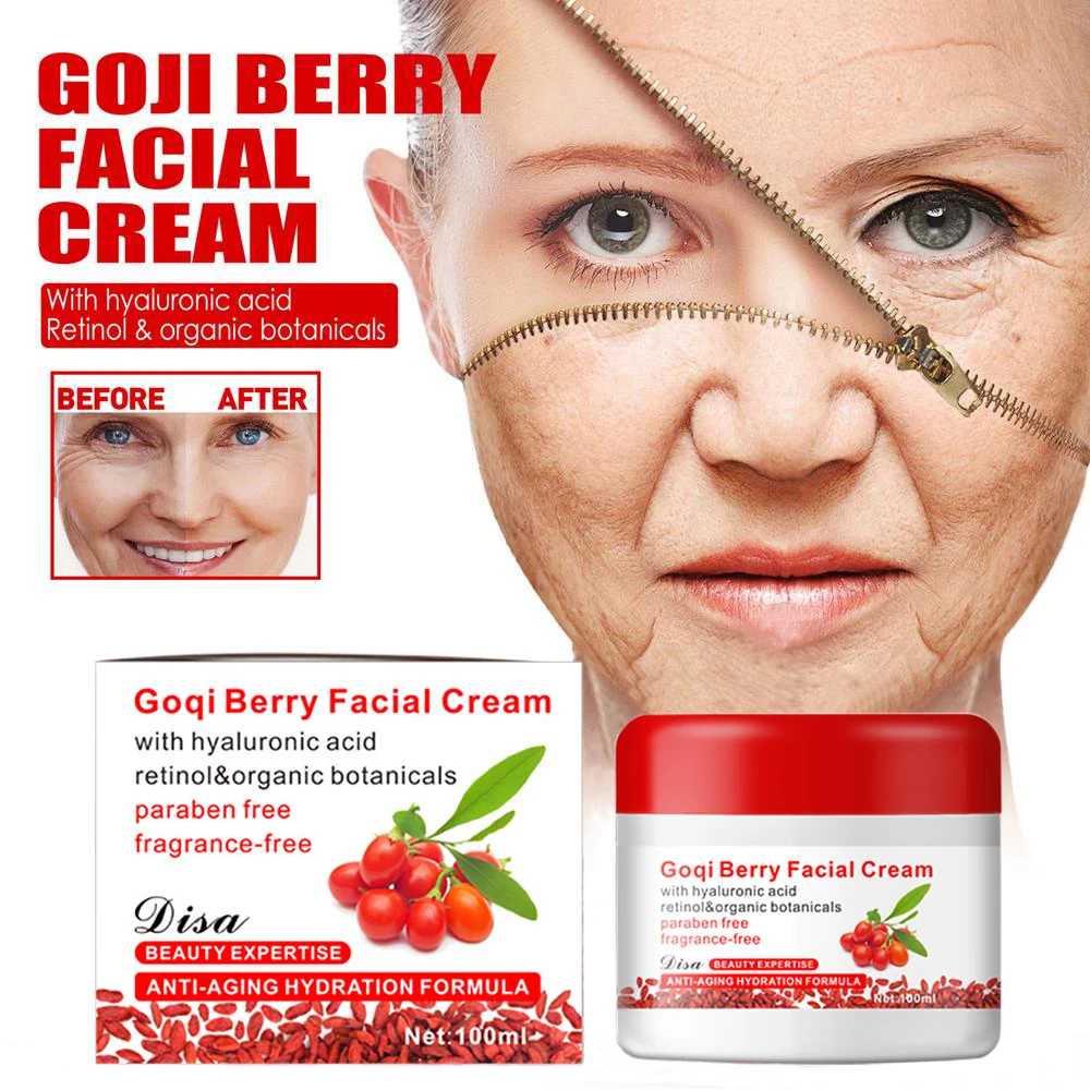100 г укрепляющий крем для лица с ягодами годжи увлажняющий уход за кожей лифтинг