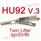 Оригинальный слесарный инструмент Lishi HU92 V.3 IgnDrBt 2-в-1, двойной подъемник Ganzua для BMW 1 3 5 6 7 X3 X5 X6 Z4 Z8, миниатюрная медная Автомобильная дверь