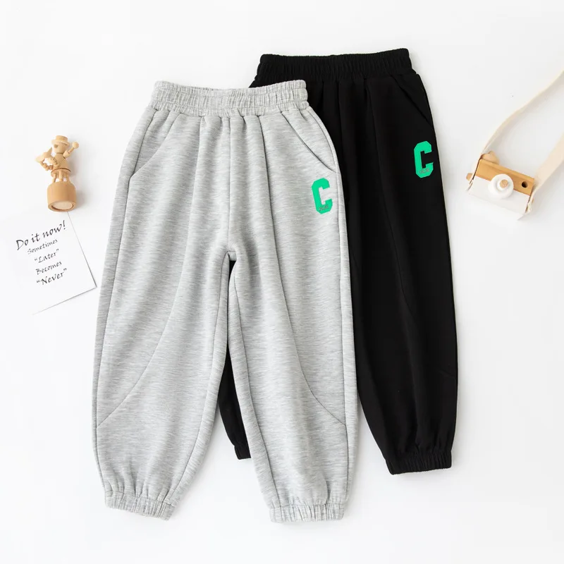 

Children Sports Pants For Kids Boys Girls Trousers Letter Clothes Casual Sport Pants