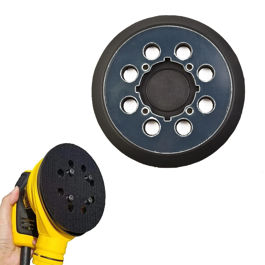 

1Pc Sanding Pad WIth 8-Hole Hook Loop 5 Inch 125mm Adapt For Sander DWE6423 Sanding Pad Backing Pad Tools Models Accessories