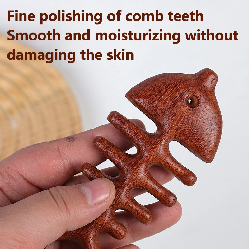 Массажная расческа Meridian массажный инструмент в форме рыбьей кости