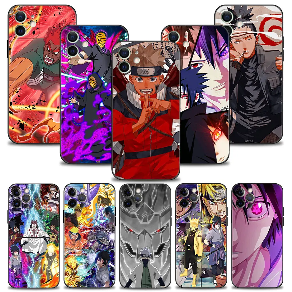 

Mobilephone Case for iPhone 13 12 11 Pro Max XS XR X 8 7 6 6S Plus SE 5 14 13mini 12mini Cover Silicone Funda Naruto Might Guy