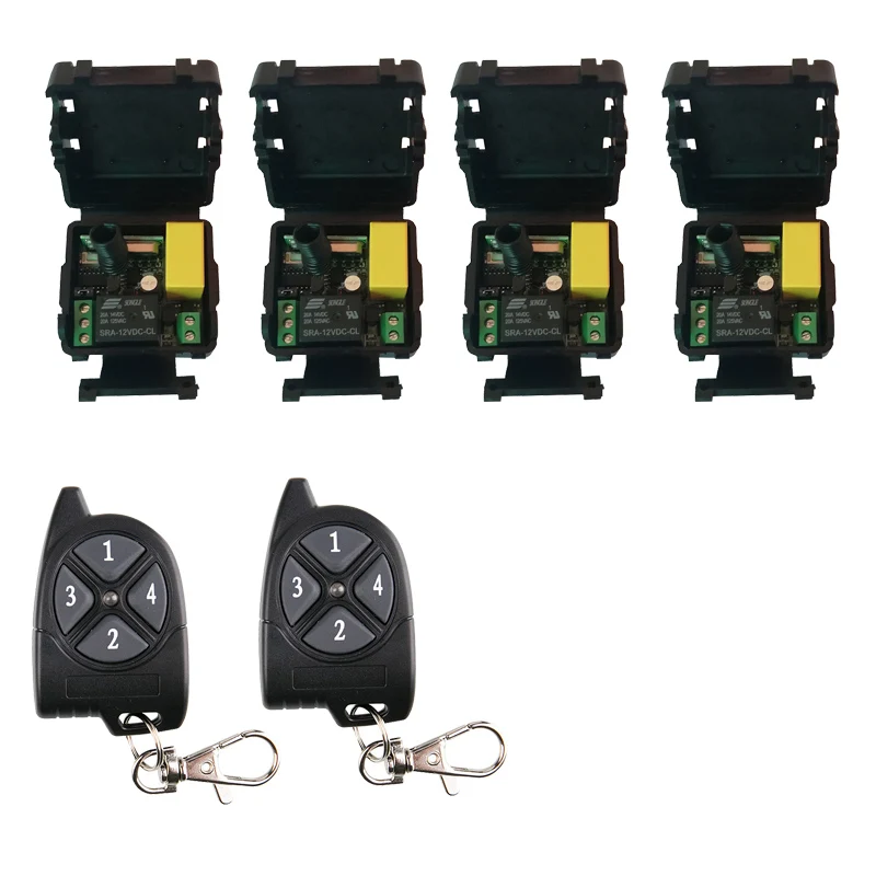 433 МГц AC 220 В 1CH Мини беспроводной радиочастотный пульт дистанционного управления