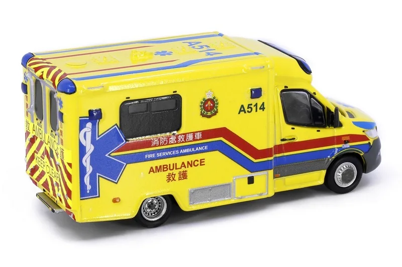 Крошечная машина скорой помощи Sprinter FL (A514) модель машины с литым давлением 1:76 |