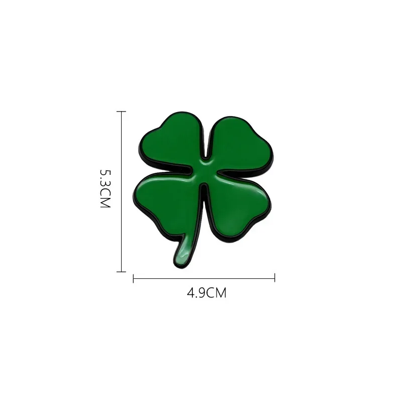 Автомобильная наклейка с эмблемой четырехлистного клевера из сплава, украшение для Alfa Romeo Giulia 159 147 156 Stelvio Giulietta Mito, аксессуары