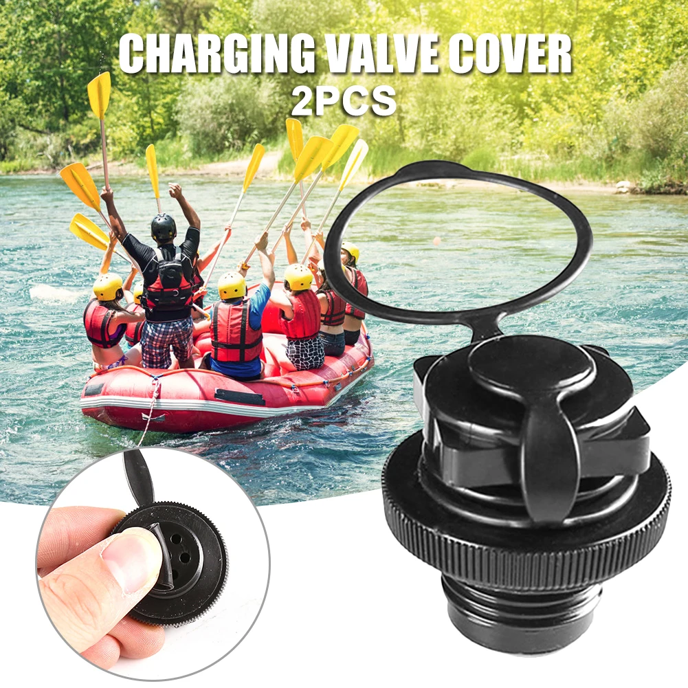 

2pcs Air Valve Nozzle One-way Inflation CAPs for Inflatable Boat Kayak Raft Mattress Airbed Air Valve Replacement Accessories
