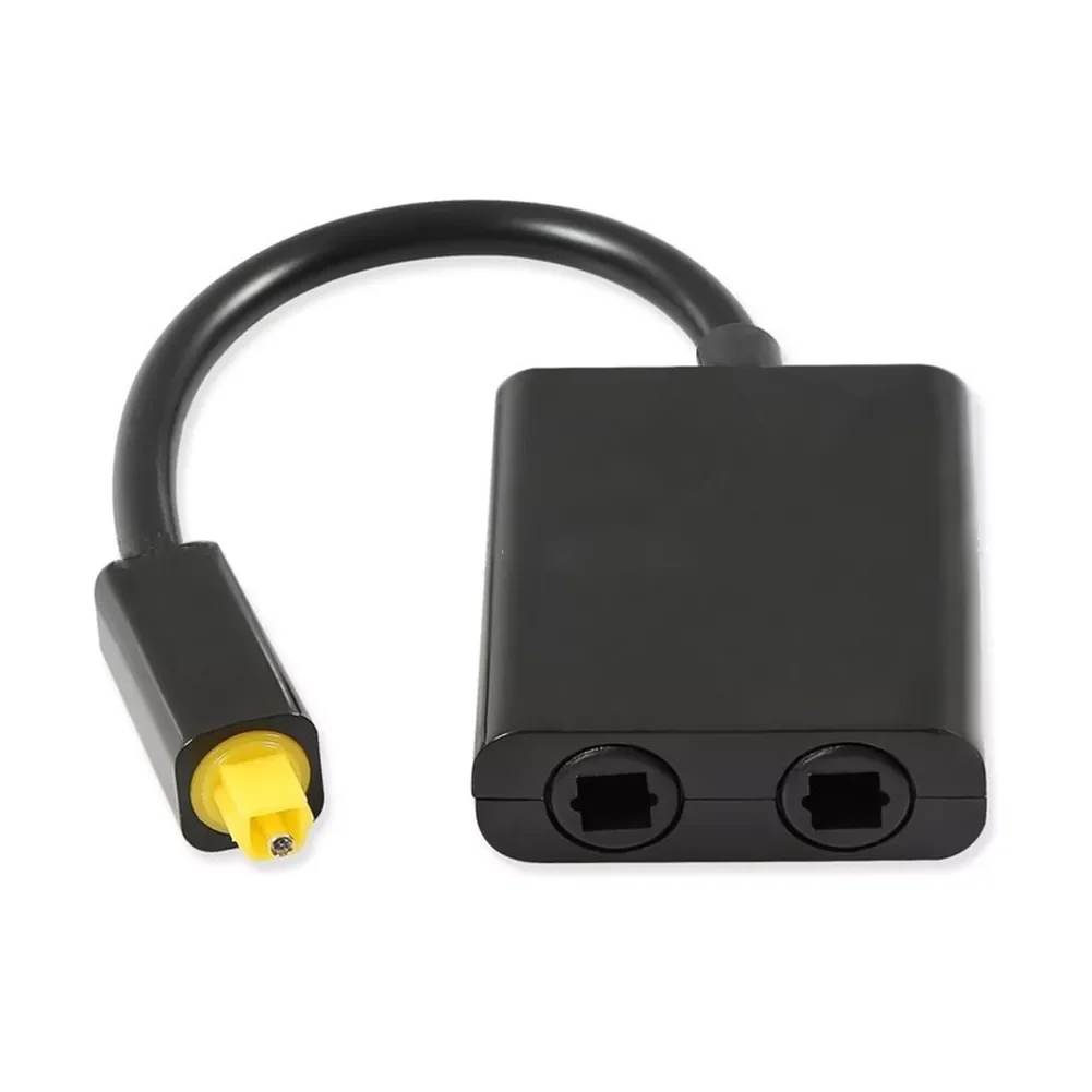 

Converter Replacement Accessories Personal Computer Audio Cable Optical Adapter Splitter Fiber Dual Port 2 In 1 Out