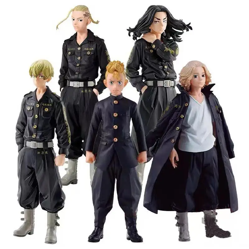 

Tokyo Revengers Anime Action Figures Toy Takemichi Chifuyu Matsuno Manga Figurine Figure Model Decoration Ornament Children Gift