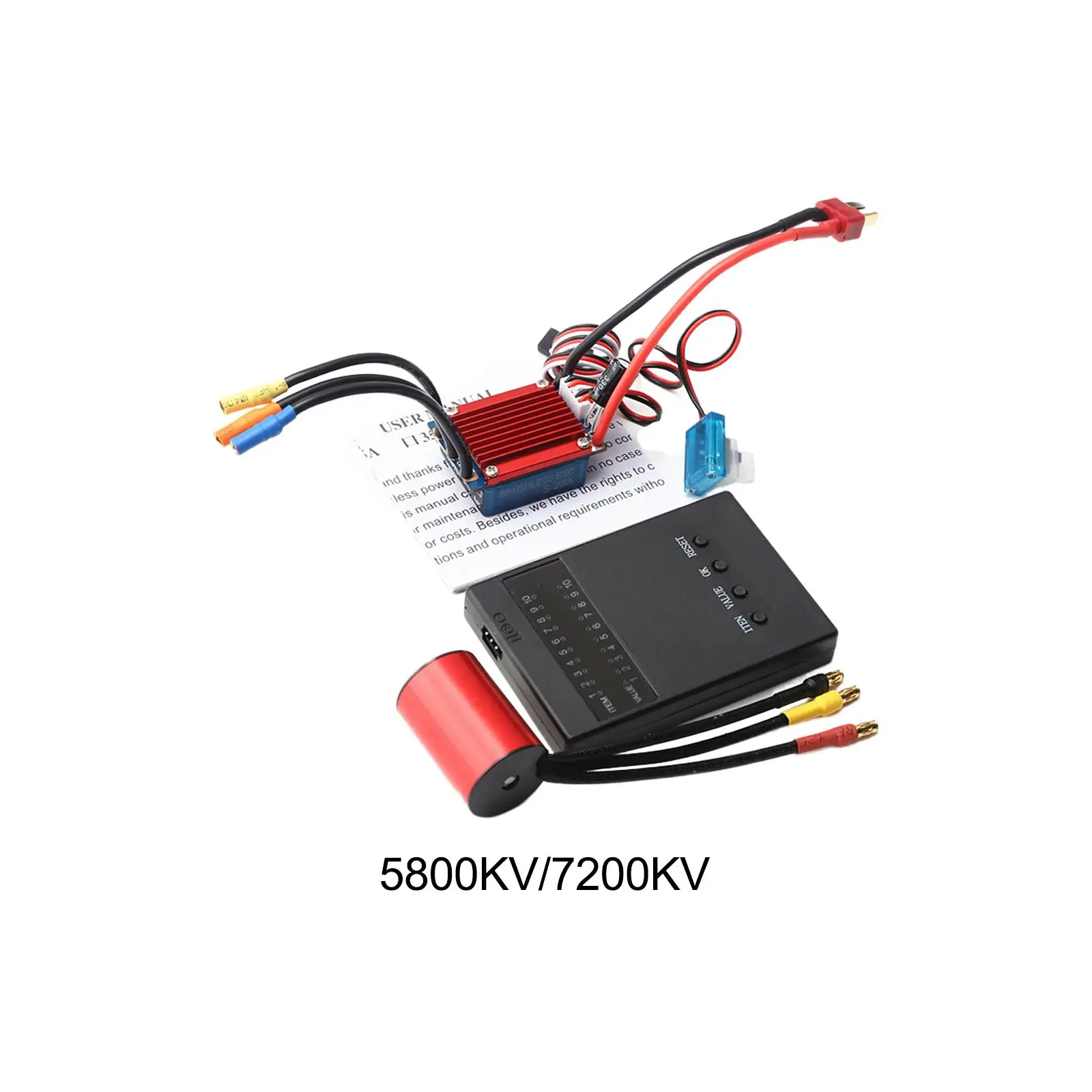 

RC 2430 Motor ESC Combo 25A Brushless ESC Brushless RC Motor Accessories for 1/12 1:14 RC Car Update Parts Accessoies Replaces